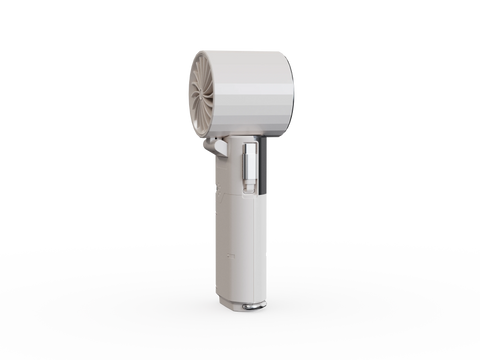 Porodo Lifestyle Chillo Plus Rechargeable Ice Cooling Fan-White
