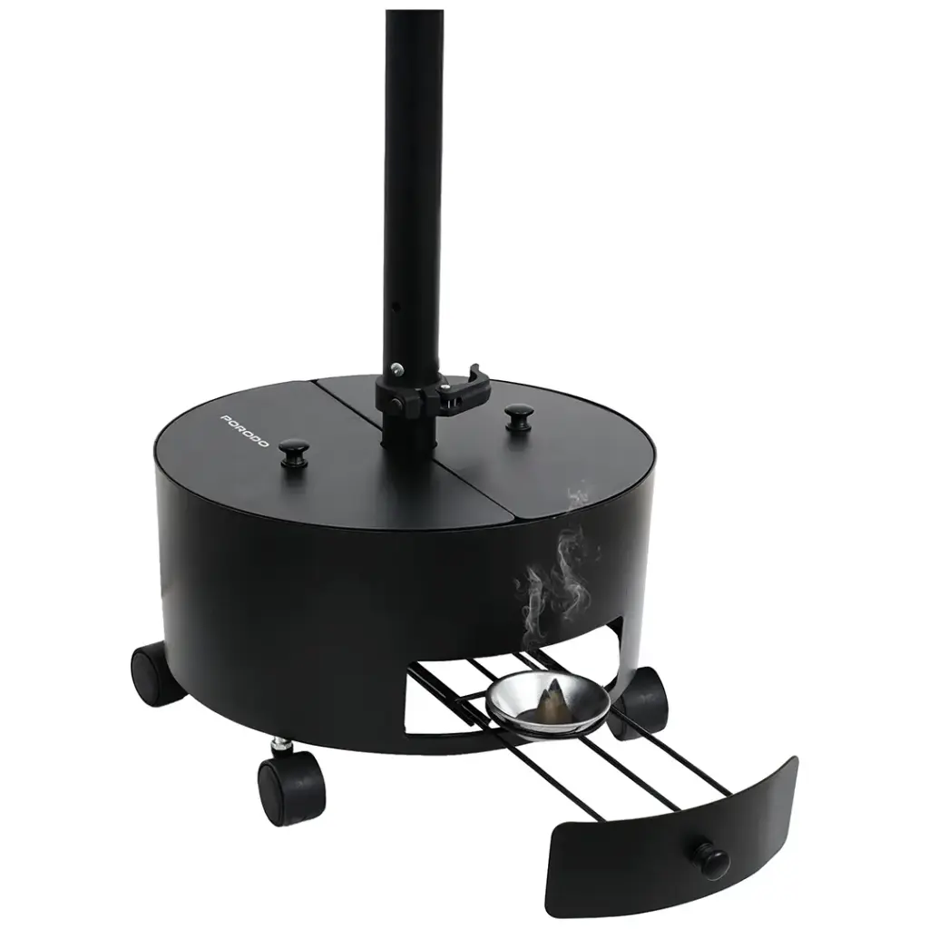Porodo Lifestyle Essentia Clothing Bakhour Hanger with Storage Tray & Wheels-Black