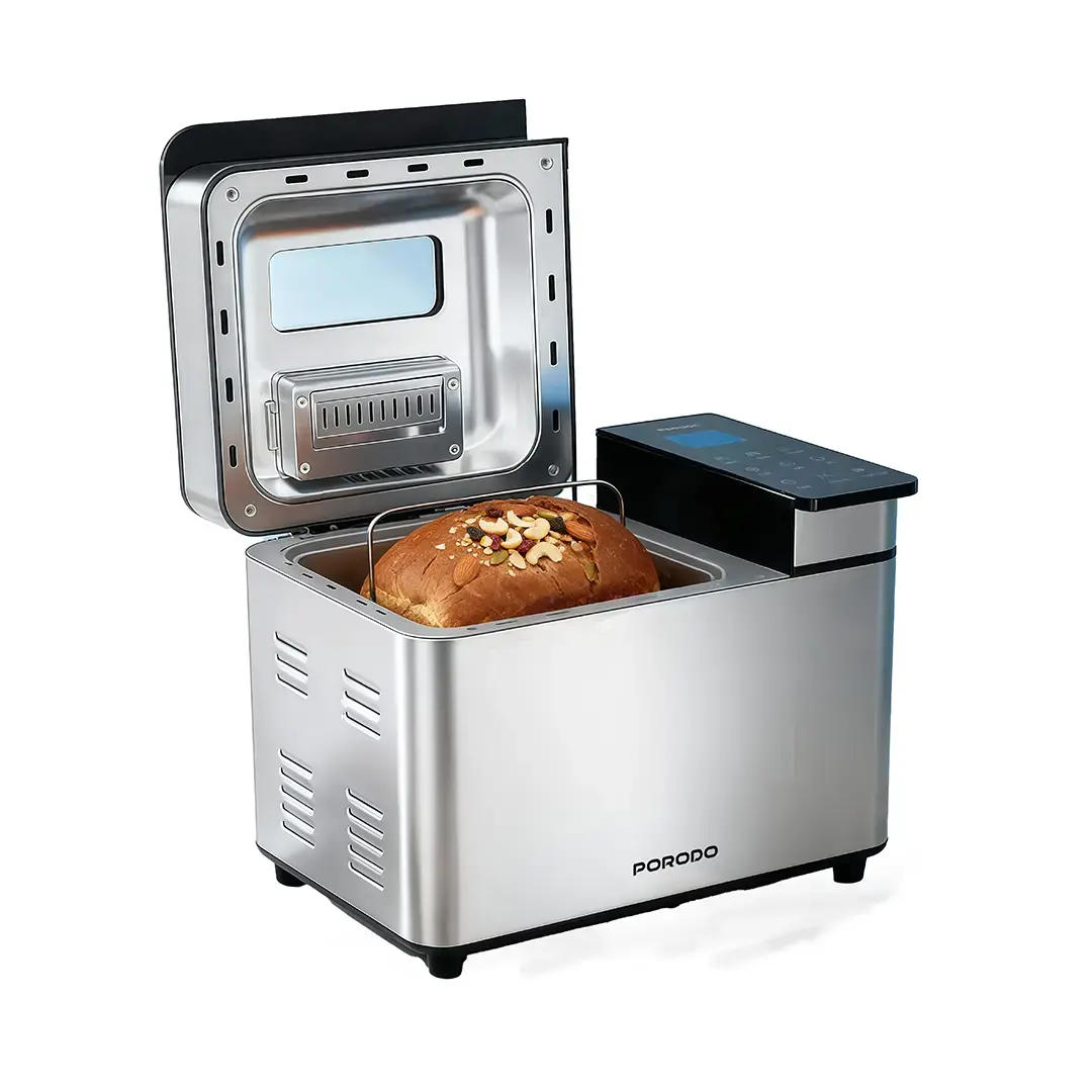 Porodo Lifestyle Khabaz Stainless Steel Automated Bread Maker with 25 Preset Programs - Black