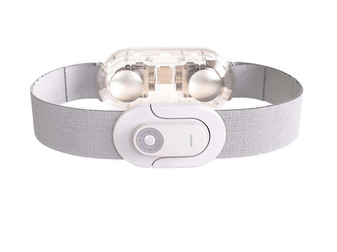 Porodo Lower Back & Legs Therapeutic Massager - White