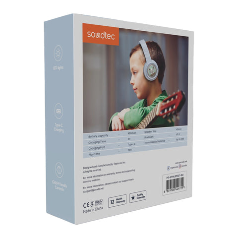 Buy Porodo Soundtec Moose Wireless Kids Headphone Online in Be3ah Kuwait