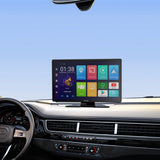 Porodo 9" Android CarPlay Tablet with DVR, GPS, 4GB RAM & 64GB Storage - Black