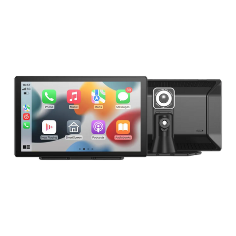جهاز بورودو 9 إنش أندرويد كار بلاي تابلت مع DVR وGPS وذاكرة 4GB RAM و64GB تخزين - أسود