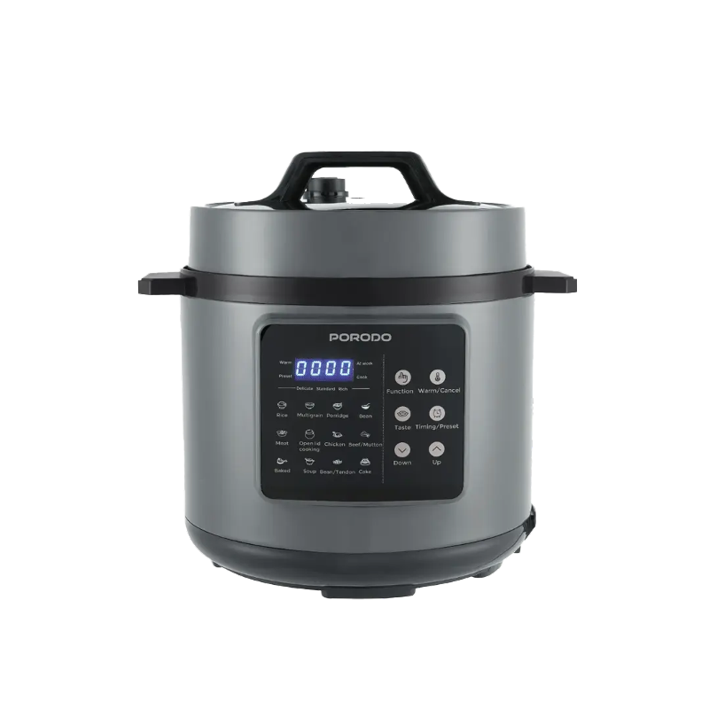 Porodo Lifestyle 1300W Multi-Cuisine Pressure Cooker, 6L – Black
