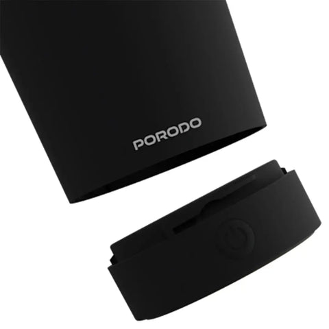 Porodo Lifestyle Automatic Magnetic Stirring Mug 400ml with High-Speed Mixing & USB-C Fast Charging