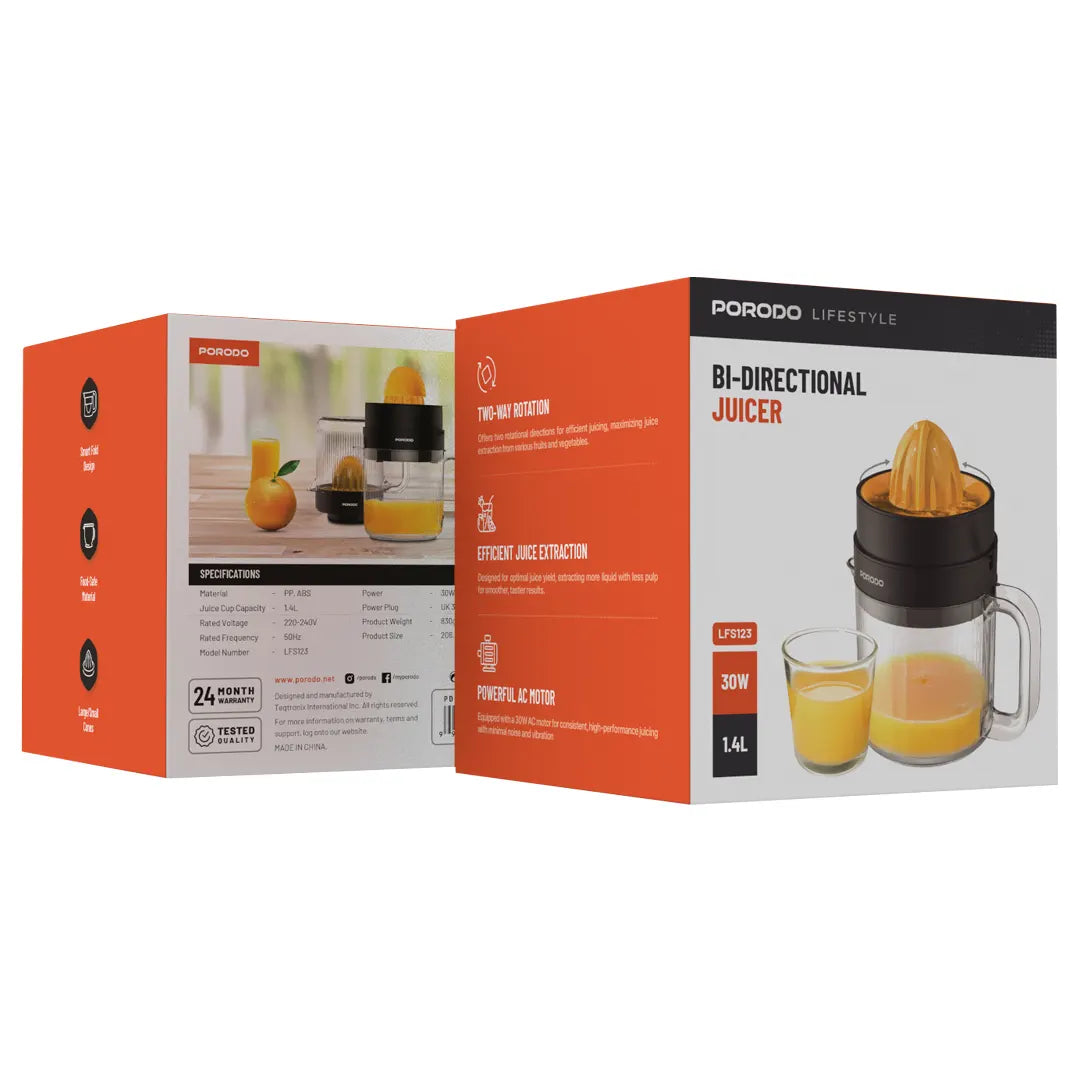 Porodo Lifestyle BI-Directional Juicer