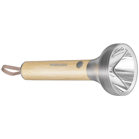 Porodo Lifestyle Birch 190 Wooden LED Flashlight - Wooden