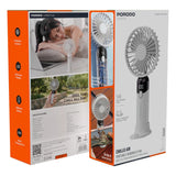 Porodo Lifestyle Chillo Air Portable Handheld Fan With 2-in-1 Detachable Base & Phone Stand