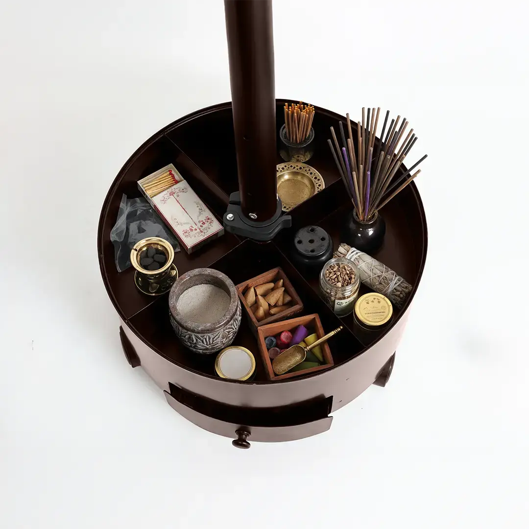 Porodo Lifestyle Essentia Clothing Bakhour Hanger with Storage Tray & Wheels