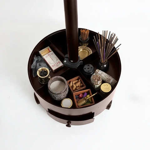 Porodo Lifestyle Essentia Clothing Bakhour Hanger with Storage Tray & Wheels