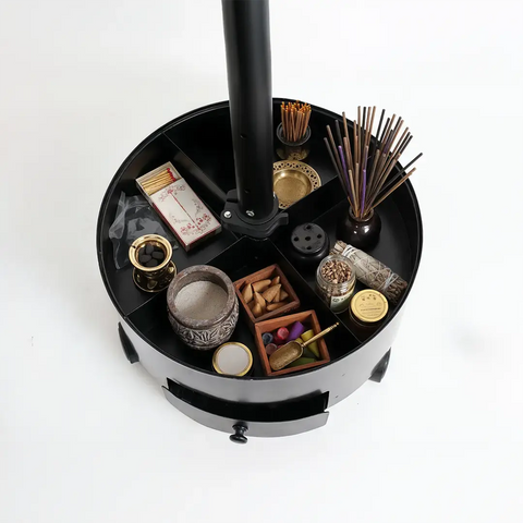 Porodo Lifestyle Essentia Clothing Bakhour Hanger with Storage Tray & Wheels