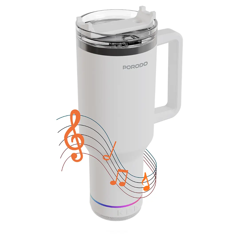 Porodo, Lifestyle HydroTunes Bluetooth Speaker Tumbler