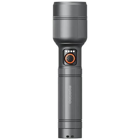 Porodo Lifestyle Lumalite 2500 Rechargeable Flashlight - Grey
