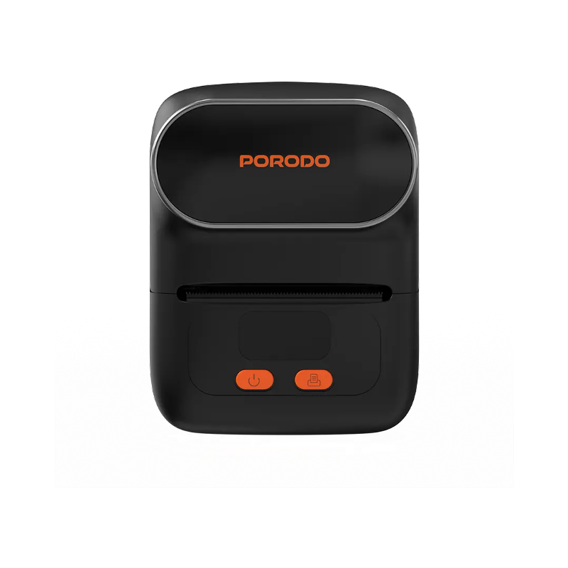 Porodo Lifestyle Super HD Thermal Printer 203DPI – Portable Inkless Label & Receipt Printer with Type-C Charging