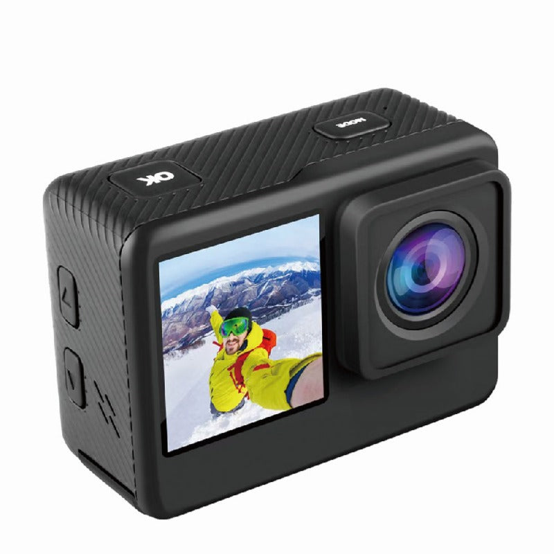 Porodo Lifestyle Waterproof 4K Action Camera 900mAh - Black