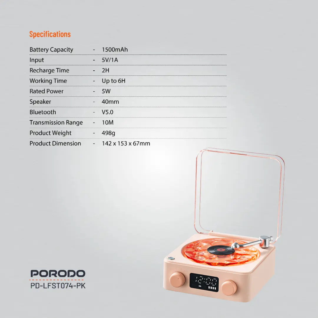 بورودو لايف ستايل، مكبر صوت محمول بضوضاء بيضاء