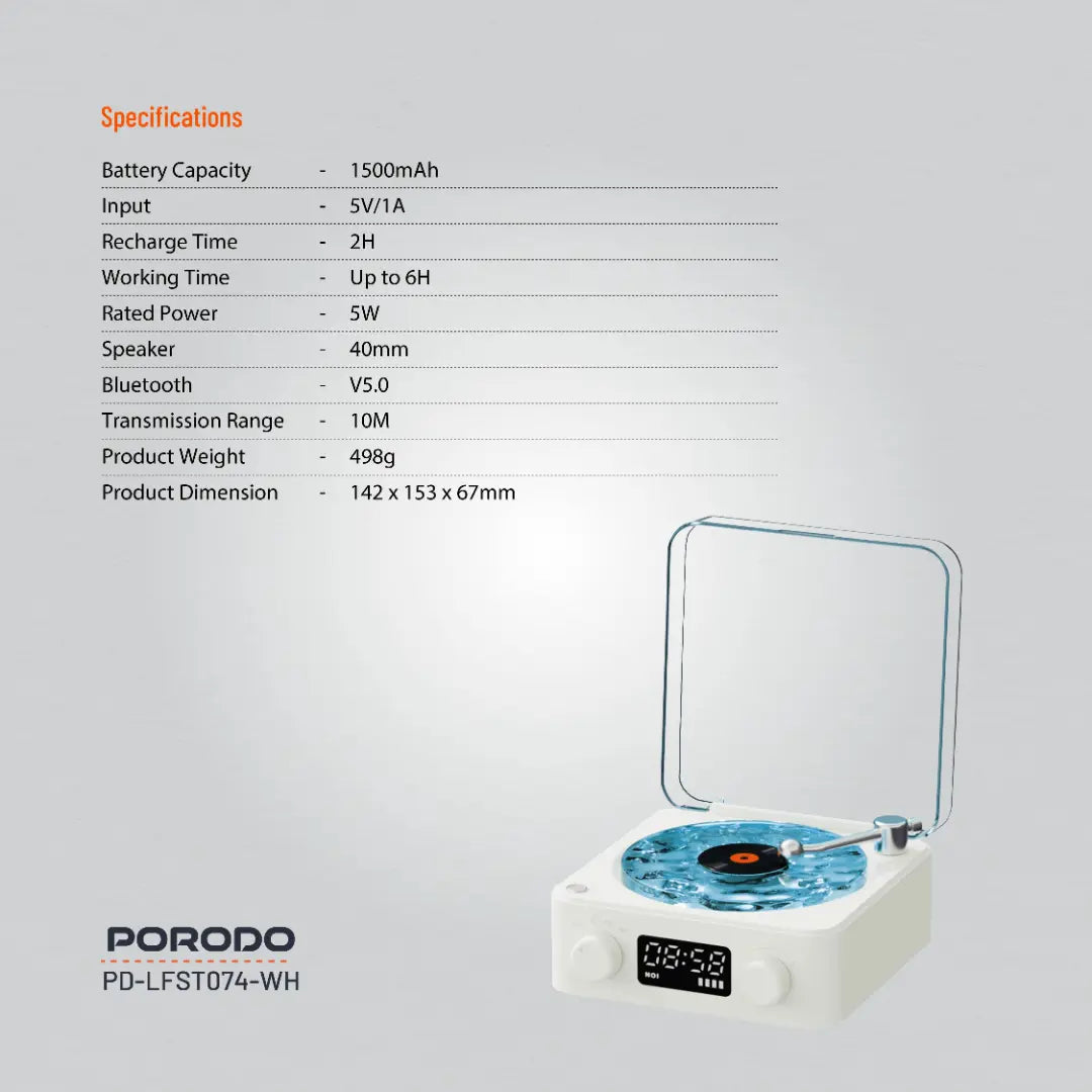 بورودو لايف ستايل، مكبر صوت محمول بضوضاء بيضاء