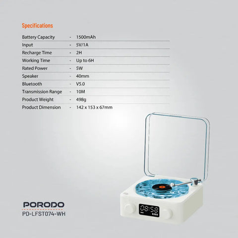 بورودو لايف ستايل، مكبر صوت محمول بضوضاء بيضاء