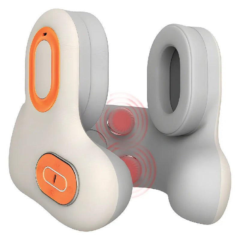 Porodo Lifestyle ZenComfort Neck Pillow with 3D ANC Headphones & Massager - Khaki