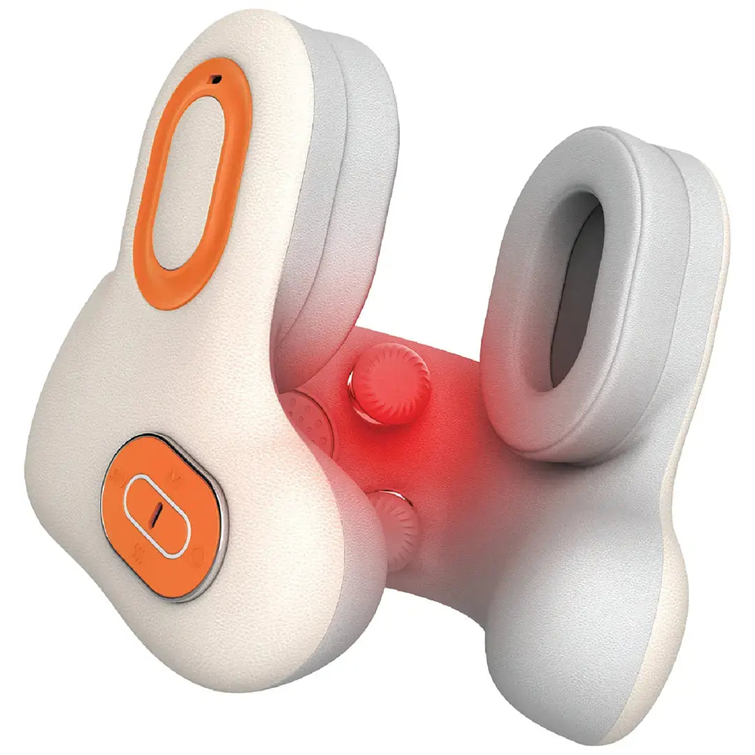 Porodo Lifestyle ZenComfort Neck Pillow with 3D ANC Headphones & Massager - Khaki