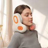 Porodo Lifestyle ZenComfort Neck Pillow with 3D ANC Headphones & Massager - Khaki