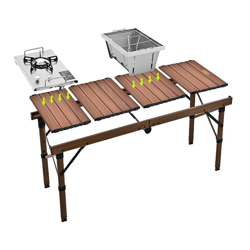 Porodo PD-LFST005-BR, Lifestyle Grill & Gas Stove Portable Station - Brown