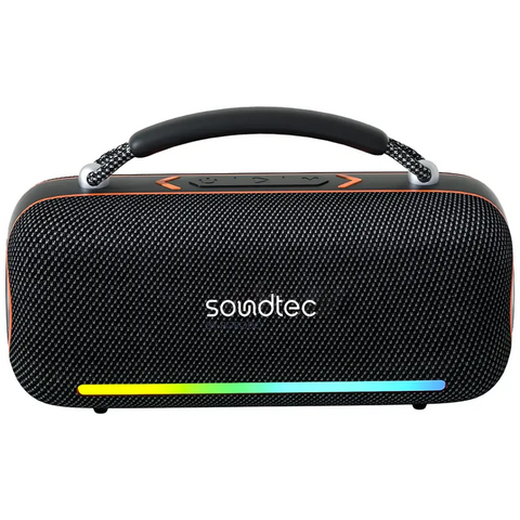 Porodo PDSTBTSH9BK, Soundtec Sonify Portable Wireless Speaker - Black