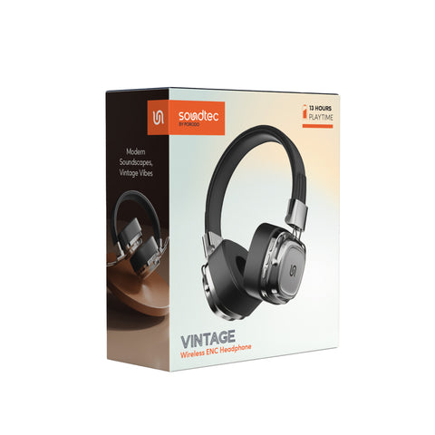 Porodo, Soundtec Vintage Wireless ENC Headphone