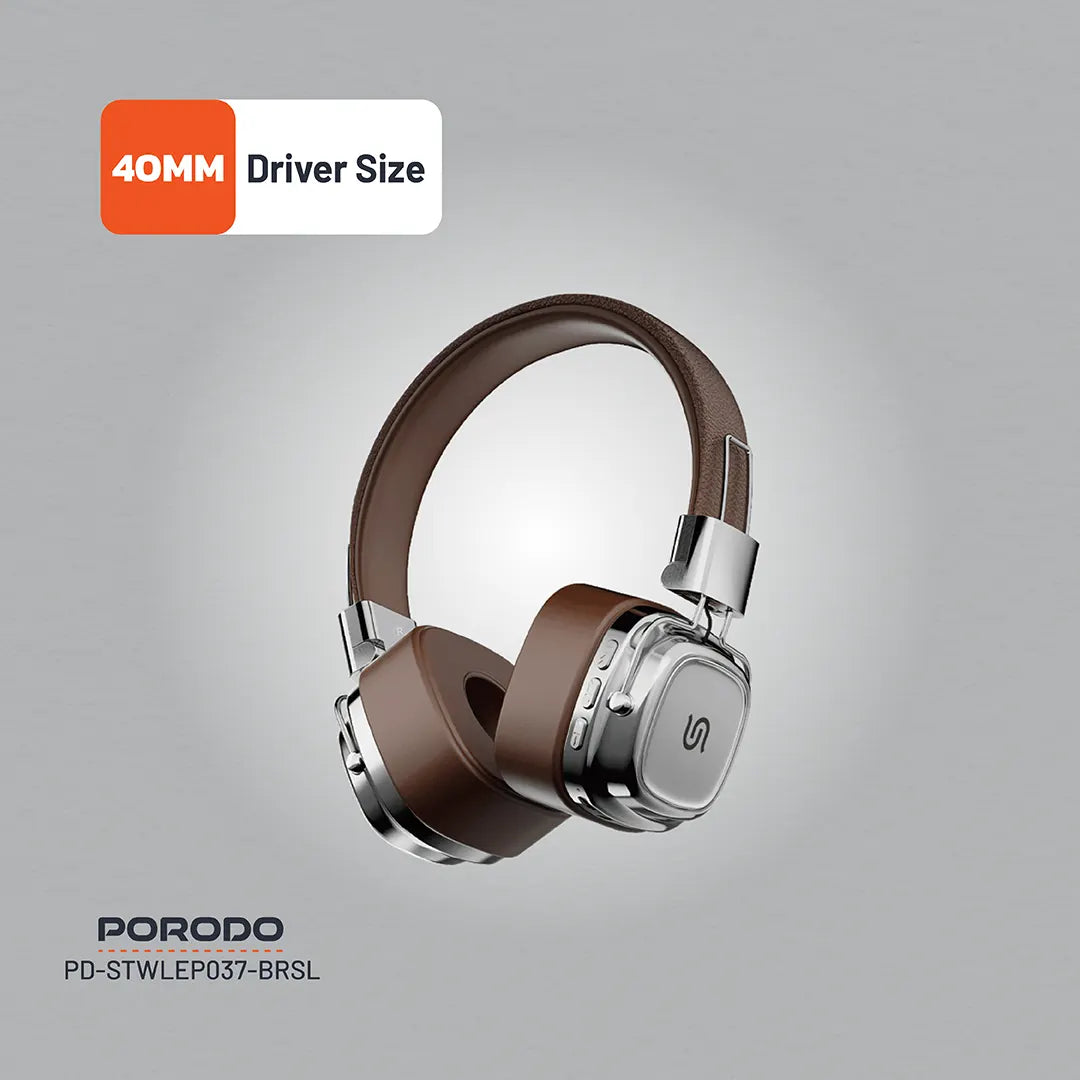 Porodo, Soundtec Vintage Wireless ENC Headphone