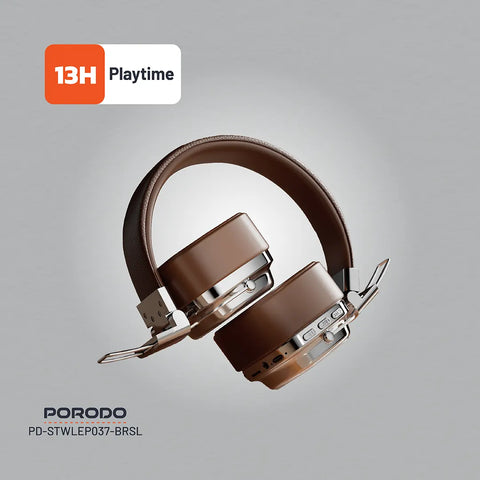 Porodo, Soundtec Vintage Wireless ENC Headphone