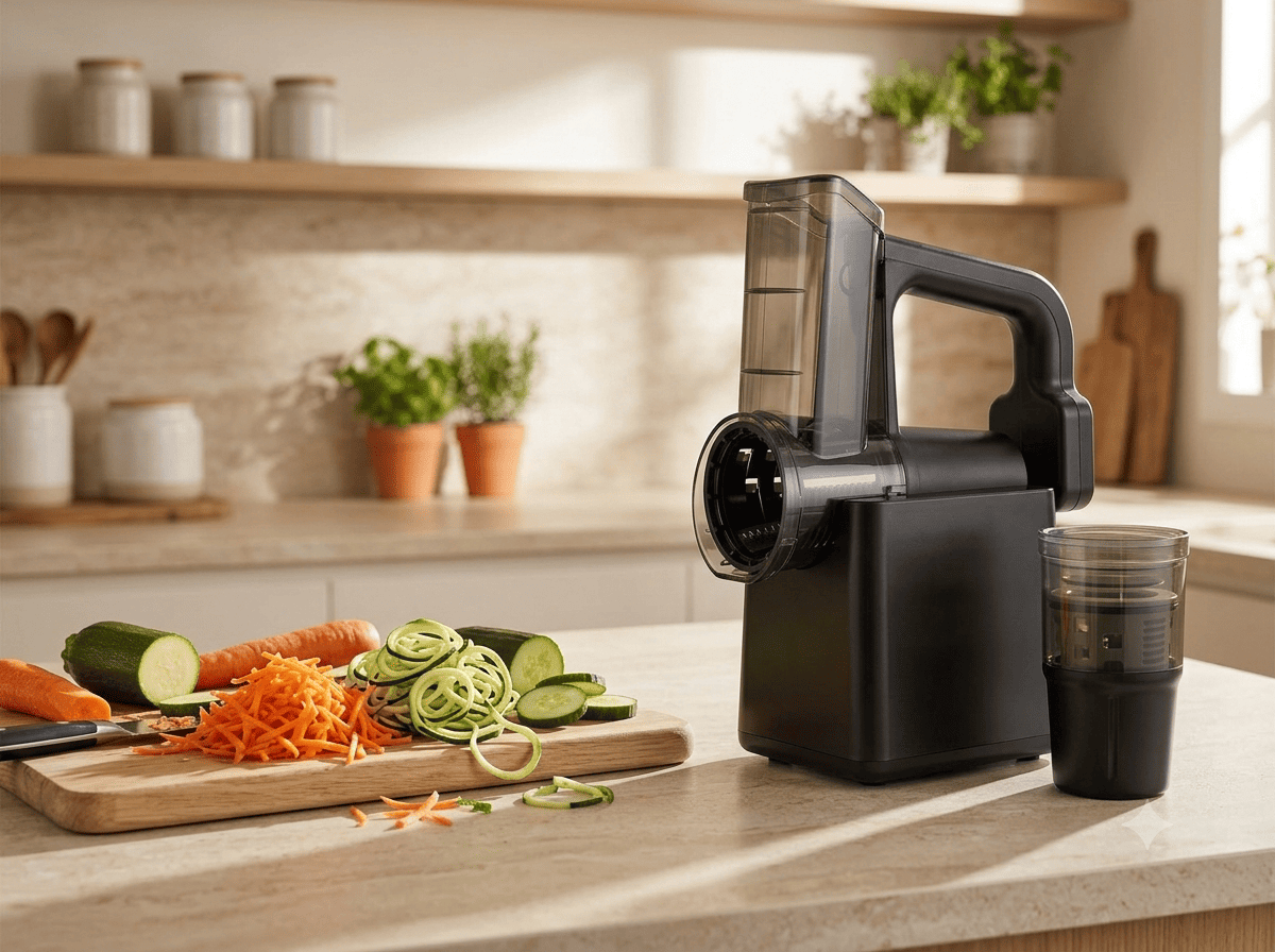 Portable 5-in-1 Salad Maker – Black