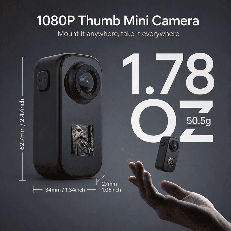 Portable Mini Action Camera – Black