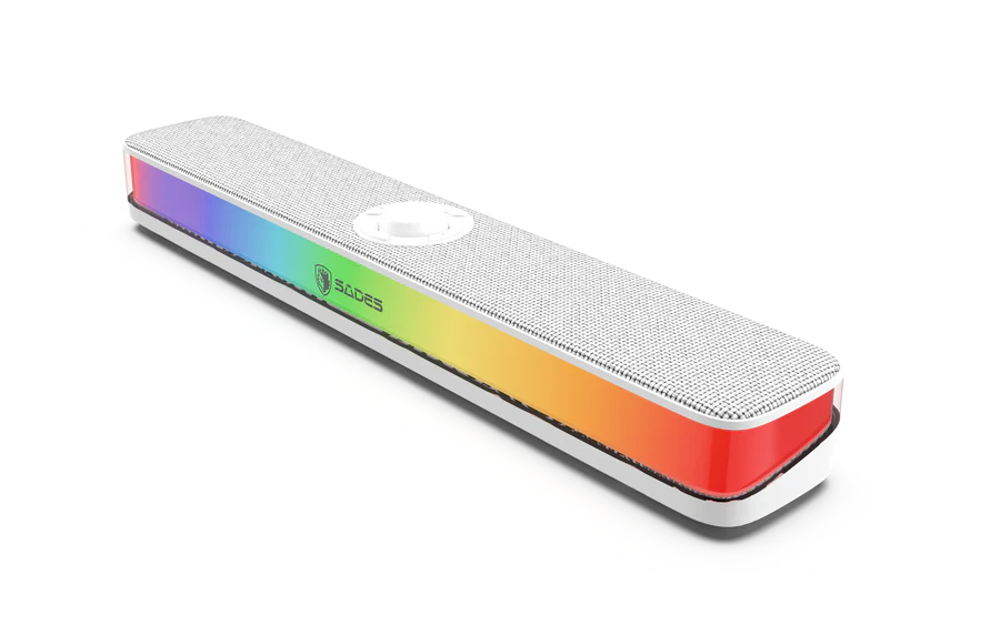 Sades Posevolt SA-SP01-B compact Desktop Soundbar with 6 RGB Modes