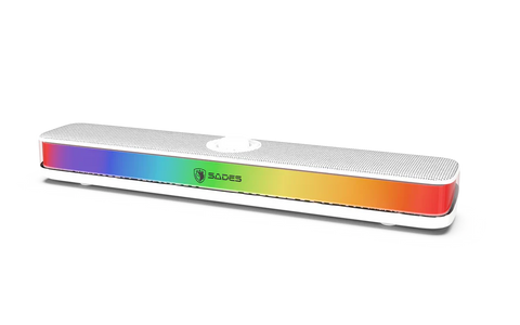 Sades Posevolt SA-SP01-B compact Desktop Soundbar with 6 RGB Modes