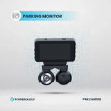 Powerology Dual Lens Dash Camera 4K Cam108 - Black