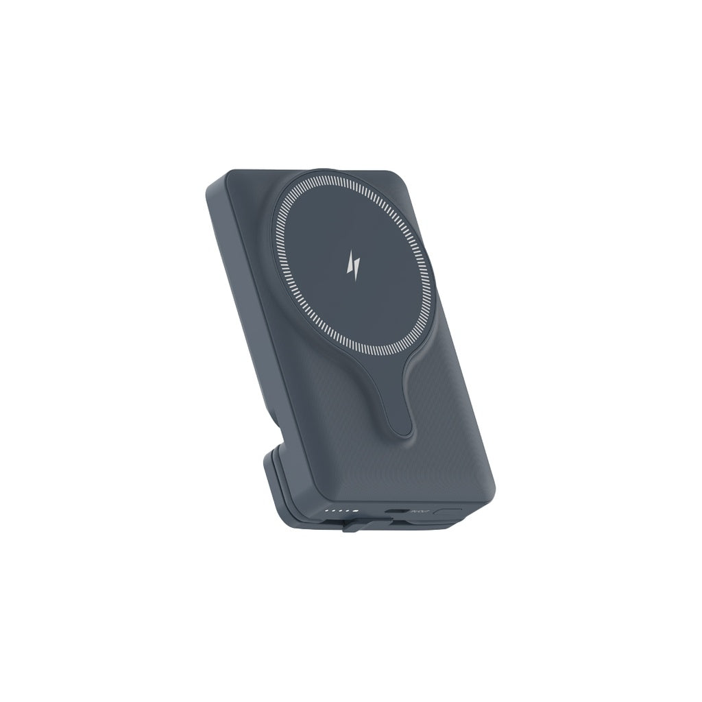 Powerology, 5000mAh Power Bank With Magnetic Wireless Charger Car Mount