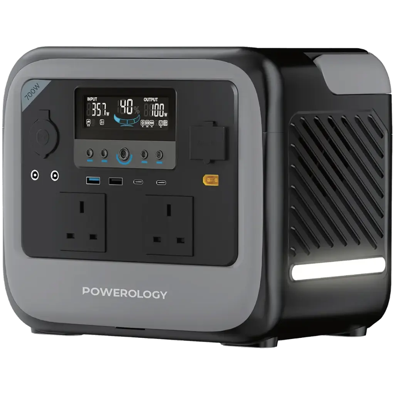Powerology, Pater II Portable Power Station 700W - Gray