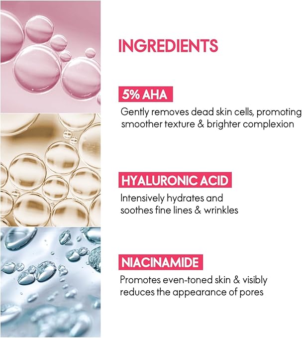 قناع تقشير ELLE Youth Boosting Peeling Mask - قناع مضاد للشيخوخة ومرطب ومفتح للوجه - غني بالببتيدات والنياسيناميد وحمض اللاكتيك وحمض الهيالورونيك لبشرة مشرقة وشابة - عبوة من 4 قطع