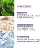 Korean ELLE Youth Boosting Serum Mask – Anti-Aging, Hydrating, Brightening & Firming Face Mask – Infused with Peptides, Hyaluronic Acid, and Niacinamide for Youthful Skin- 4 Packs