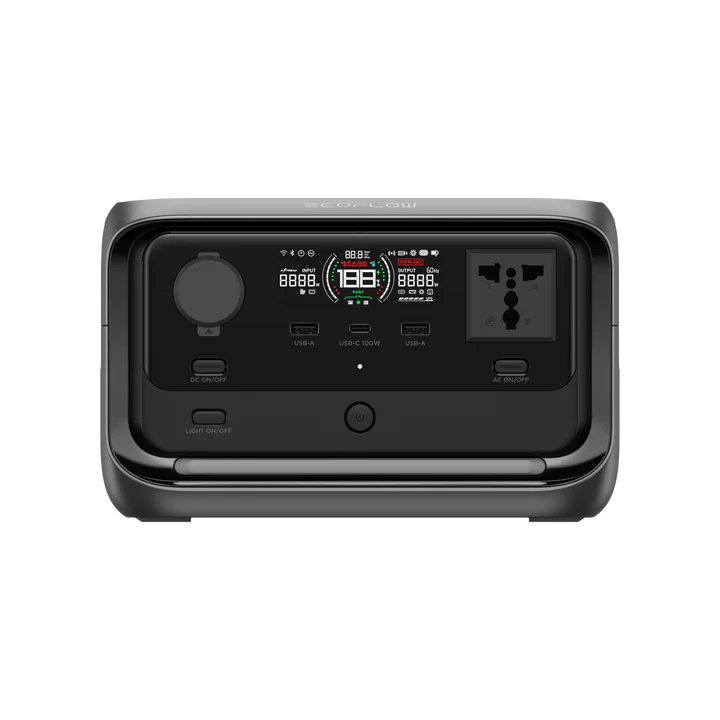 EcoFlow RIVER 3 Max Plus Portable Power Station (858Wh / 600W, Surge 1200W)