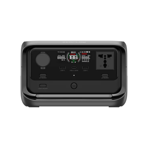 EcoFlow RIVER 3 Max Plus Portable Power Station (858Wh / 600W, Surge 1200W)