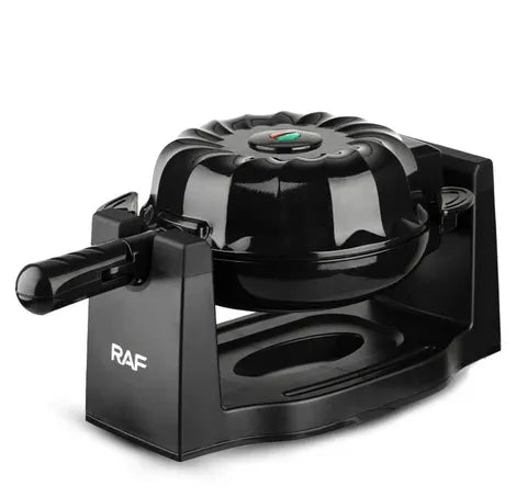 RAF Electric Rotatable Bundt & Lava Cake Maker with Non-Stick Surface, Safety Lock & LED Indicator - 1800W