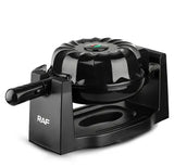 RAF Electric Rotatable Bundt & Lava Cake Maker with Non-Stick Surface, Safety Lock & LED Indicator - 1800W