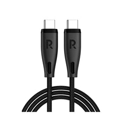 كابل RavPower Type-C، 60 واط، 1.2 متر، RP-CB1037B- أسود