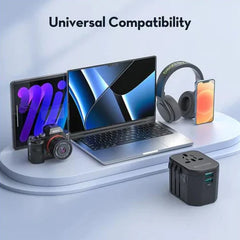 شاحن سفر RAVPower PD PIONEER بقوة 20 واط بثلاثة منافذ RP-PC1033 