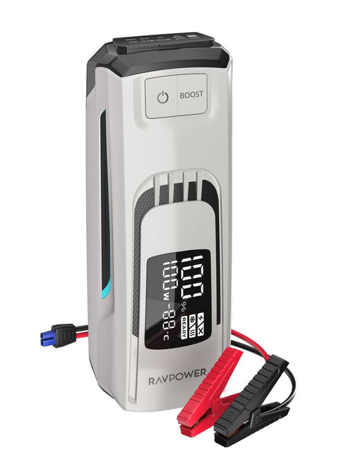 RAVPower RP-PB1227 24000mAh (88.8Wh) Jump Starter With Power Bank And LED Flashlight