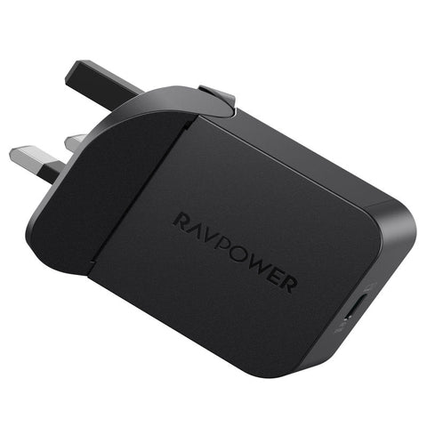 RAVPower RP-PC1082 PD Pioneer 35W USB-C Wall Charger - Black