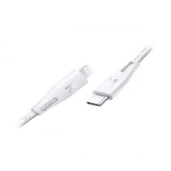 كابل RAVPower Type-C إلى Lightning بطول 2 متر من النايلون باللون الأبيض