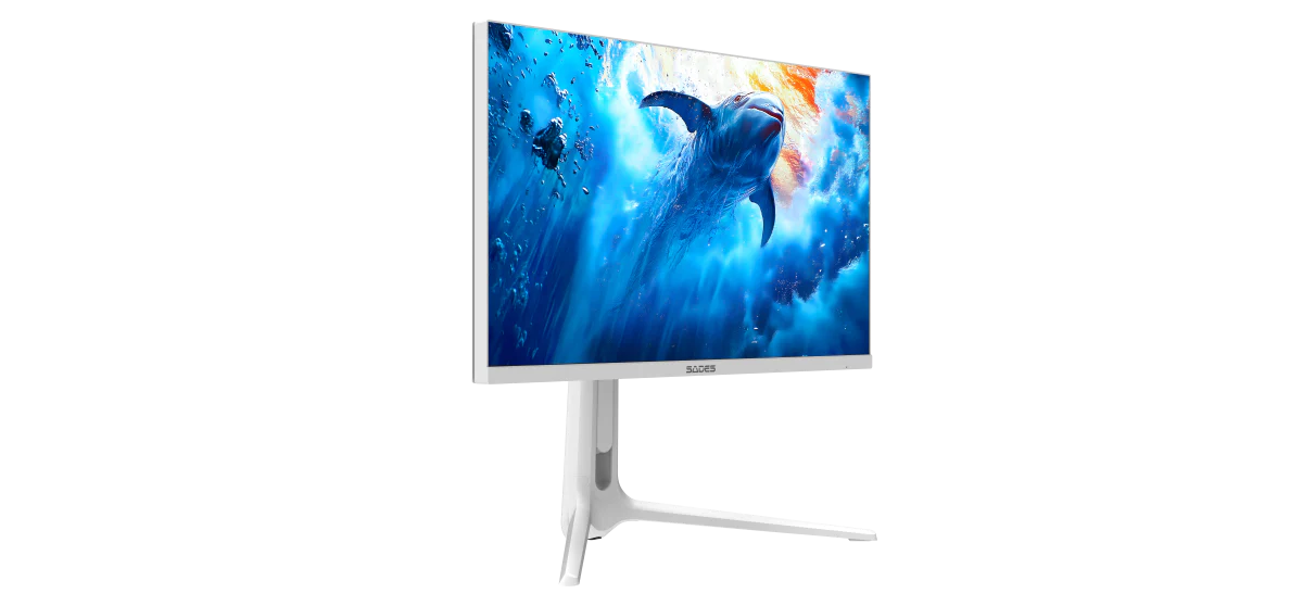 Sades RS-Dolphin SA-F01U27, 27" Dual mode: UHD (4K), FHD IPS Flat Gaming Monitor - White