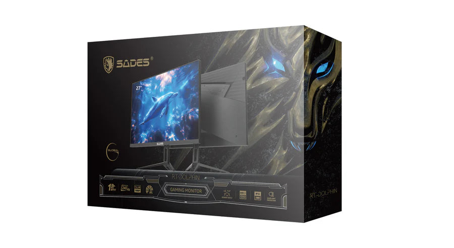 Sades RT-Dolphin SA-F03F27 27'' FHD IPS Flat Gaming Monitor - Black